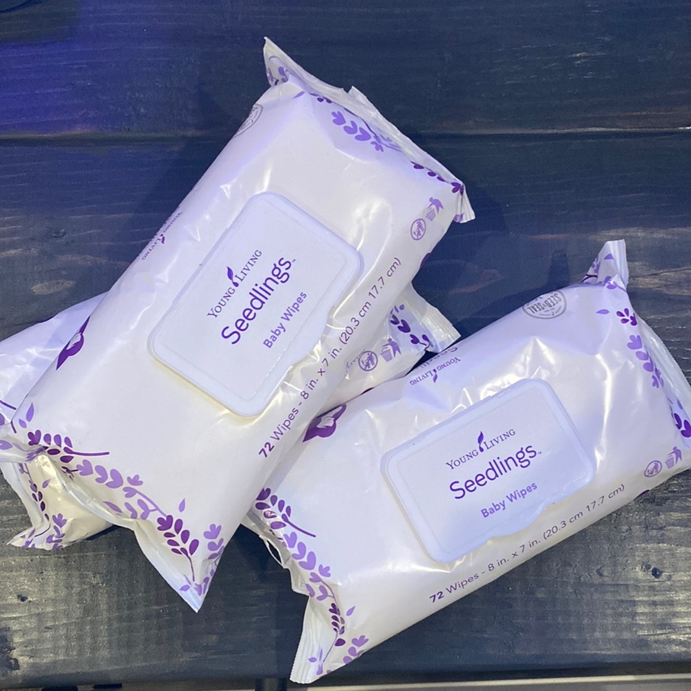 3 pack Young Living Baby Wipes
